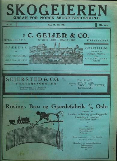 1925 nr 010 SKOGEIEREN