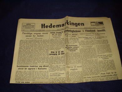 1944 nr 205 Hedemarkingen