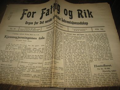 1931 nr 050 For Fattig og Rik