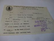 Utligning til Krigsskadetrygden for bygninger, 23. SEP 1950..