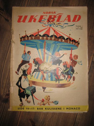 1958,nr 001,                        NORSK UKEBLAD.