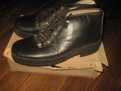 Ubrukte herresko i originaleske fra 40-50 tallet ca 28 cm lange