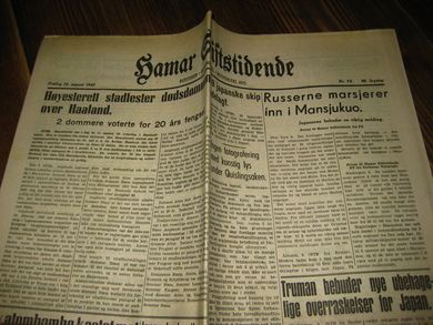 1945 nr 074 Hamar Stiftstidende