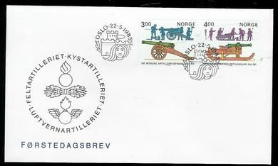 1985 22 5 DE NORSKE ARTILLERIVÅPENS BEFALSSKOLER 200 ÅR