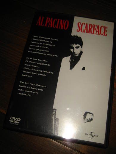 AL PACINO SCARFACE 1983 163 MIN 15 ÅR