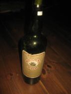 Flaske uten innhold, KOLONI RUM, fra Vinmonopolet, 1959. 