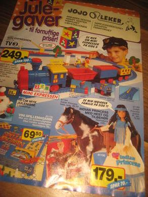 Katalog fra JO JO leker, 1995