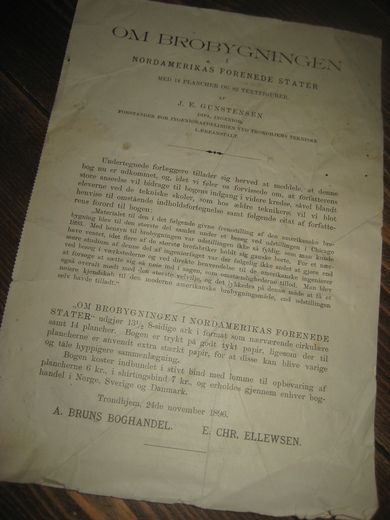 OM BROBYGNINGEN I NORDAMERIKAS FORENEDE STATER. 1896.