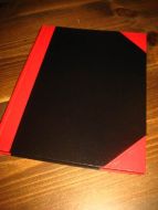 Ubrukt notatbok med stiv perm 1992 Ca 16*21 cm stor