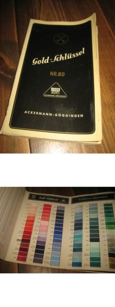 Gold Schlussel fargekart stempla Dagfinn Ellingsen Bergen 1967