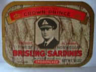 CROWN PRINCE BRISLING SARDINES CROSSPACKED