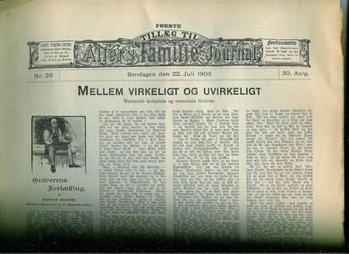1906,nr 029, MELLEM VIRKELIGT OG UVIRKELIGT.
