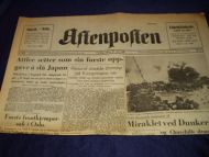 1945 nr 330 aftennummer Aftenposten
