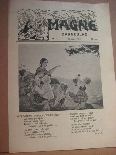 1922 nr 007 MAGNE BARNEBLAD