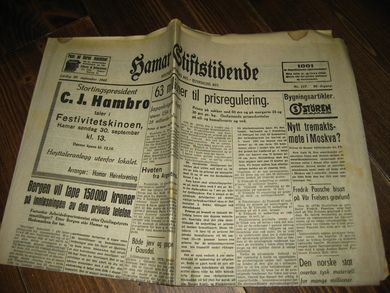 1945 nr 117 Hamar Stiftstidende