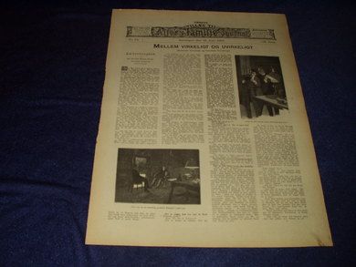 1904 nr 024 Tilæg til Allers Familie Journal MELLEM VIRKELIGT OG UVIRKELIGT Illustrerede fantastiske og romantiske Fortællinger
