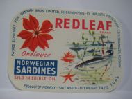REDLEAF, fra Møllers Preserving Co, Stavanger.