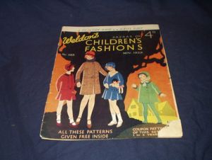 Weldons CHILDRENS FASHIONS 1929