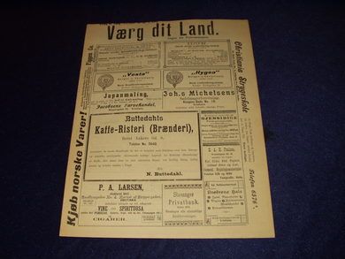 1897 nr 021 Værg dit Land