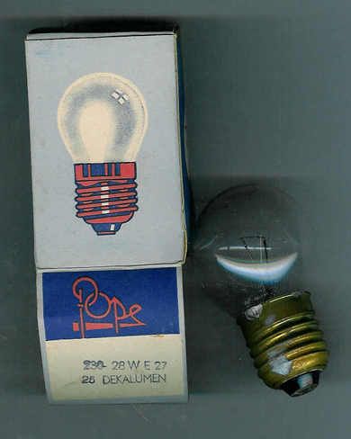 Pope lyspære 230-28W E 27 25 DEKALUMEN