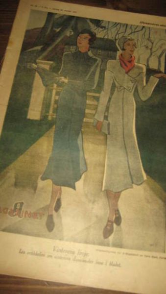 1932 nr 044 A MAGASINET Originaltegning for A Magasinet av Vera Høst Paris