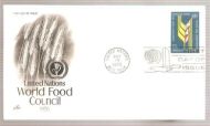 1976, 19. NOV, WORLD FOOD COUNCIL, FDC FRA UNITED NATIONS.