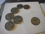 LOT FIVE CENT ONE DIME 50-60 TALLET