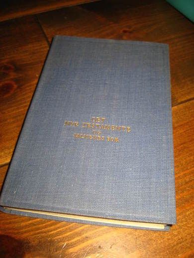 DET NYE TESTAMENTET OG SALMENES BOK 1951 Ubrukt