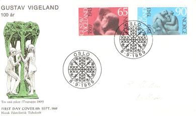 1969 GUSTAV VIGELAND 100 ÅR