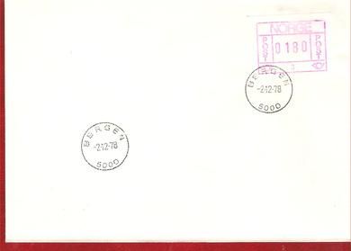 1978 stempla BERGEN 2 12 78