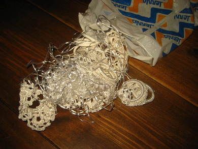 Påbegynt arbeid med tråd og heklekrok noe du kan tenkje deg å fullføre?