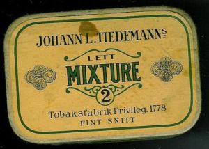 LETT MIXTURE 2 fra JOHAN L. TIEDEMANN'S Tobaksfabrik.