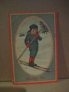 Gammelt julekort fra Stenders Forlag tidleg 1900