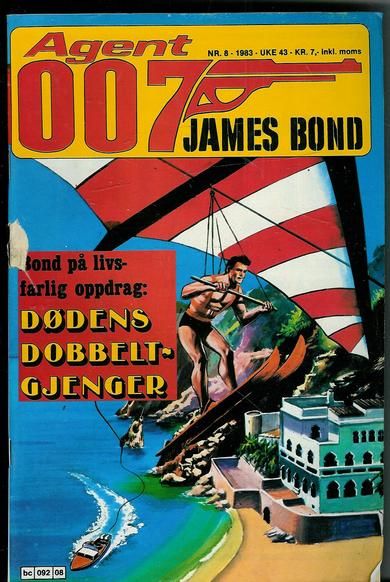 1983,nr 008, Agent 007 JAMES BOND.