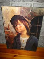 Bilde Den gråtende gutten 70 tallet