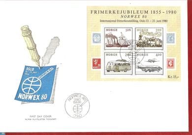 1980 NORWEX 80 13 6 80 Stor konvolutt