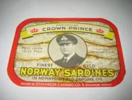 CROWN PRINCE, fra STAVANGER CANNING CO, STAVANGER.