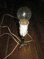 Lampefot i messing 70 tallet