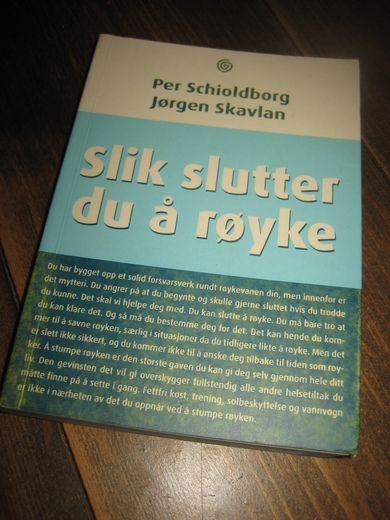 Skavlan, Jørgen. Slik slutter du å røyke. 2003.