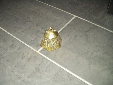 Pynteklokke i messing