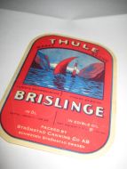 THULE BRISLINGE, fra STRØMSTAD CANNING CO, STRØMSTAD.