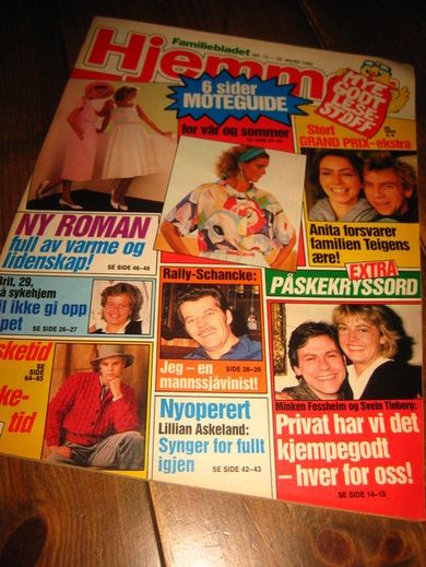 1985 nr 013 HJEMMET SKORGAN - TEIGEN