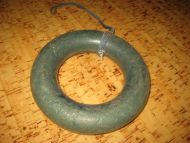 Ring brukt ved garnfiske i gamle dager ca 17 cm i diameter Pen til dekorasjon etc