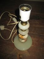Lampe med alabast 60-70 tallet