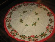 Juleduk oval ca 145 cm i diameter