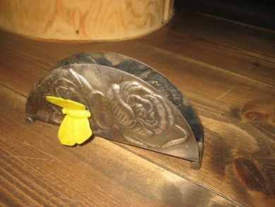 Nysølv serviettholder 50 tallet