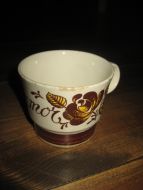 Figgjo kopp med tekst: Mormor 60 tallet