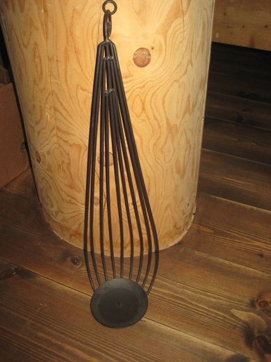 Pen lysestake for vegg smijern ca 47 cm høg