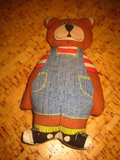 Bamse barn fra 60-70 tallet ca 26 cm høg