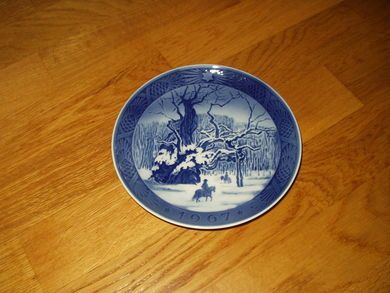 Juleplatte Royal Copenhaven 1967